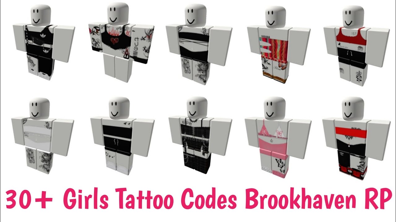 30+ Best Girl Tattoo Codes For Brookhaven RP (2024) | Roblox Brookhaven ...