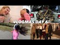 VLOGMAS DAY 6 | decorating star girl, 6 mile run, unboxing haul, Christmas event w/ santa, packing
