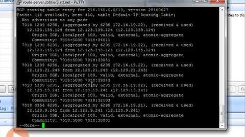 cisco ccnp route bgp 26   BGP Route Server Demo   Cisco CCNP ROUTE BGP