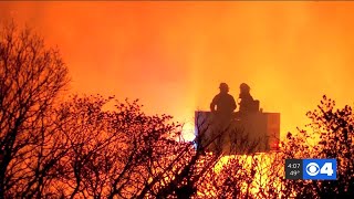 1 dead in massive St. Clair County house fire; Officials believe lightning is the cause