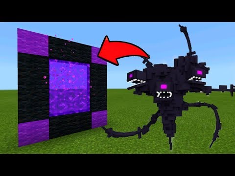 Minecraft Pe How To Make a Portal To The Wither Storm Dimension - Mcpe Portal To The Wither Storm!!!