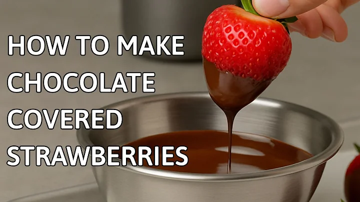 How to Make Perfect Chocolate Covered Strawberries | Easy Mother's Day Gift Idea!