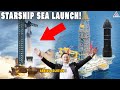 Elon musks master plan for launching starship from the sea