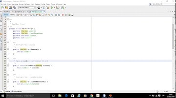 Encapsular atributos de una clase con NetBeans
