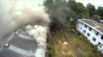 RFTC: Gaui 330x w/ GoPro flies FPV over firefighting exercise (Hot!)