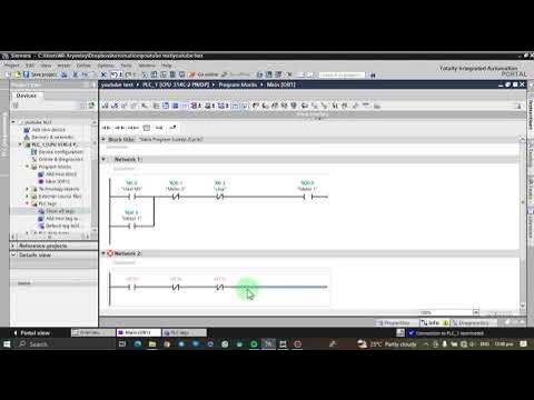 PLC Interlock Program - Interlocking Ladder Logic Example - YouTube
