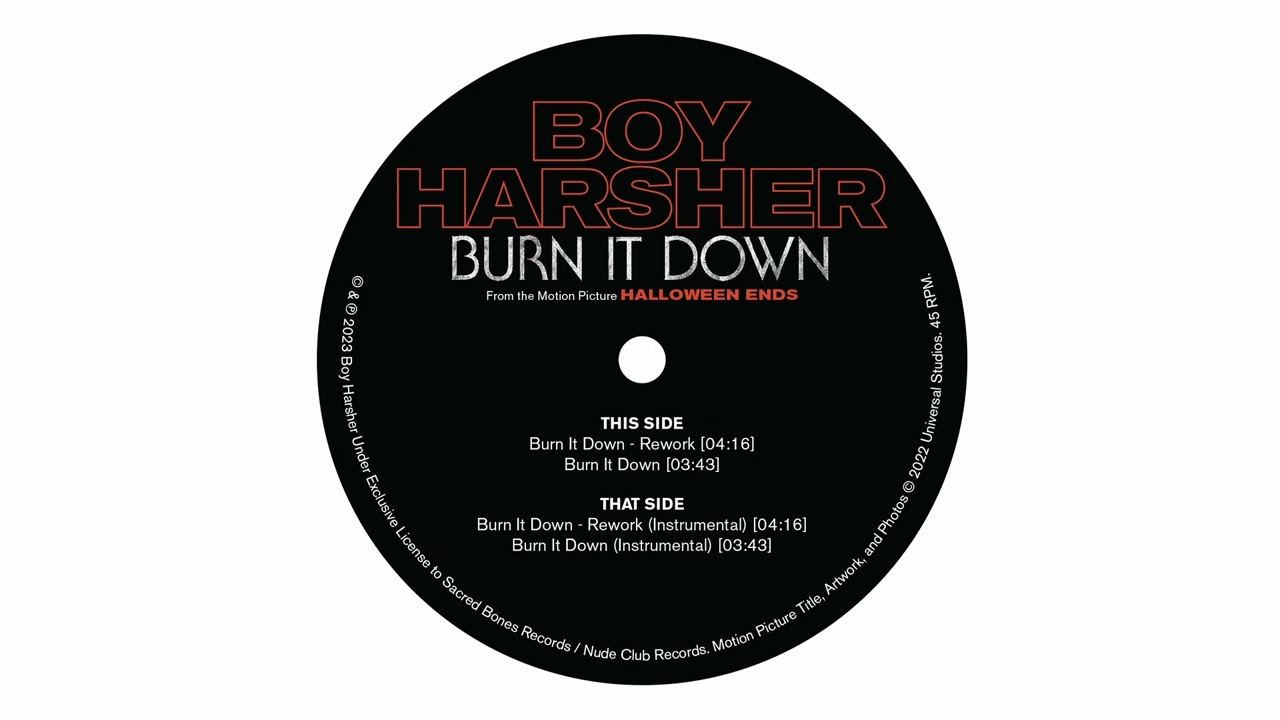 Boy Harsher   Burn It Down Rework Official Audio