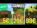 HO PAGATO 3 PRO BUILDER per COSTRUIRE una CASA HOBBIT SU MINECRAFT! *scammato*