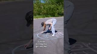 When hopscotch becomes an extreme sport 😅 #realstory #hailights