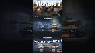 Vickers 3 и DBV-152 снова в Конструкторском бюро - World Of Tanks - v4 #2 #renarsplay #shorts #wot