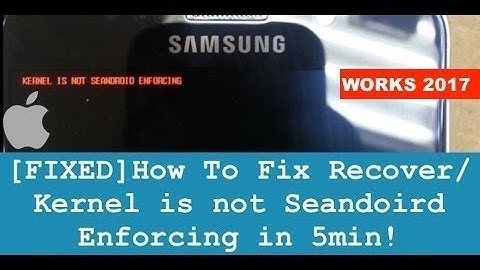 Fix Recovery / Kernel is not Seandroid Enforcing Without Deleting Data on MacBook