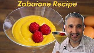 How to Make ZABAGLIONE RECIPE Like my Italian Great Grandfather