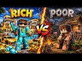 Minecraft Rich vs Poor 💰 | Who Will Survive? 😱