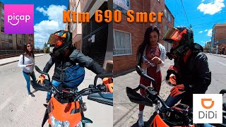 Haciendo picap y didi en ALTO CILINDRAJE / KTM 690 SMCR / LosDeLasMotos