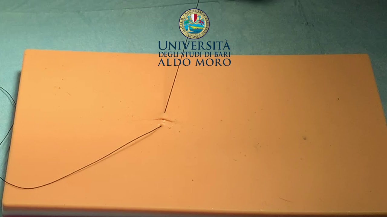 punto nodoso staccato semplice