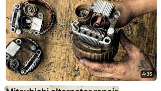 Mitsubishi alternator repair
