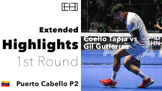 🇬🇧  1st ROUND Coello Tapia PADEL PUERTO CABELLO P2 Extended Highlights