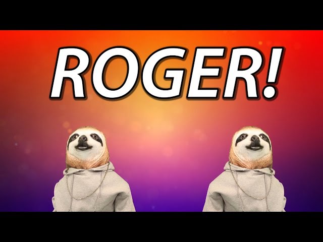 HAPPY BIRTHDAY ROGER! - SLOTH HAPPY BIRTHDAY RAP