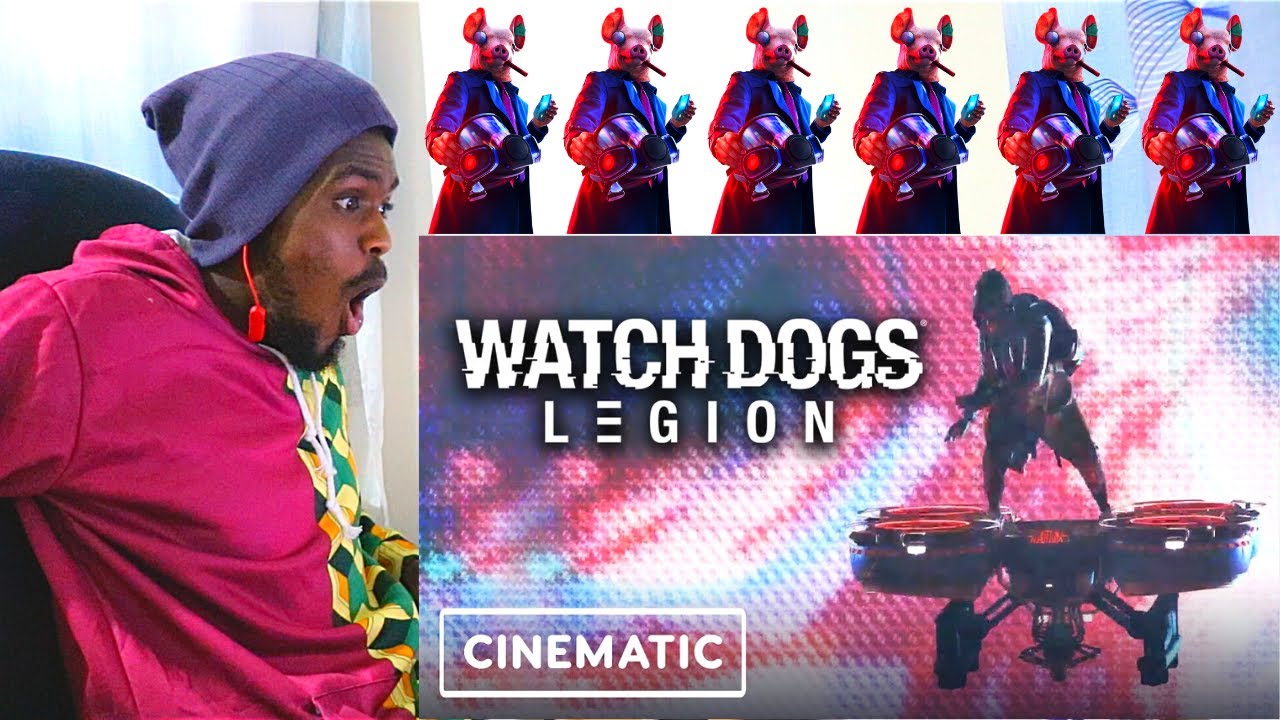Watch Dogs Legion - Cinematic Trailer | Ubisoft Forward REACTION VIDEO!!!