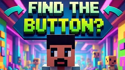Can You FIND THE BUTTON? 🔍 | Minecraft PE Puzzle Map