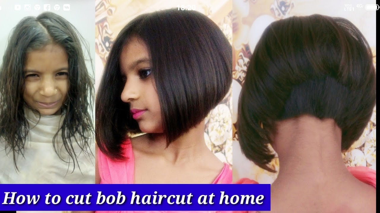 How to cut bob haircut at home घर पर haircut कैसे करें long to short haircut expert