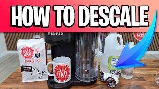 How To Descale Keurig K-Brew & Chill Iced Coffee Maker - How To Turn Descale Light OFF with Vinegar
