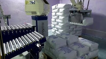 Polywoven Bag Palletizer | Fuji Robotics India | #roboticpalletizer #fujirobotics