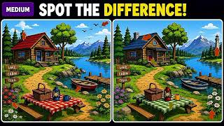4 Spot the Difference Puzzles That Get HARDER! 🔥