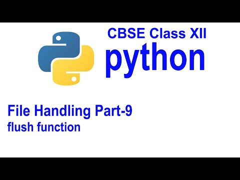 File Handling  Part 9(flush function)