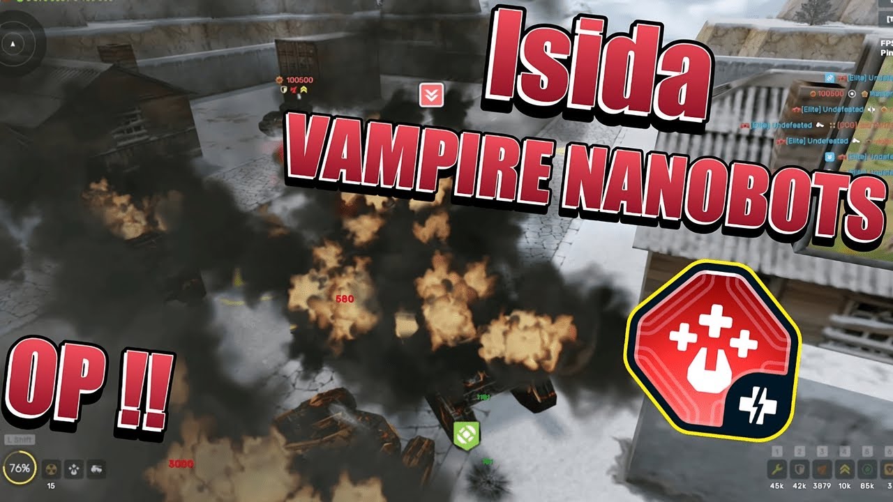 Tanki Online - Isida Vampire Nanobots Montage!! | Epic Highlights