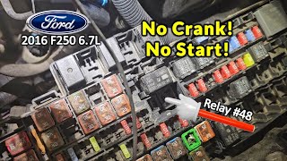 2016 F250 6.7 No Crank, No Start