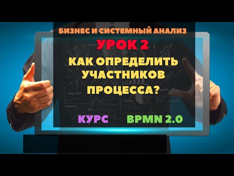 Видео: Урок 2 BPMN как определить участников процесса