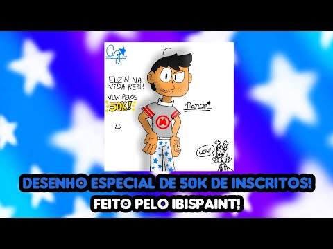 Desenhando EU MESMO versão vida real (Speedpaint no IbisPaint)