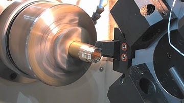 YH-15 CNC Turret Lathe Demo at IMTS trade show
