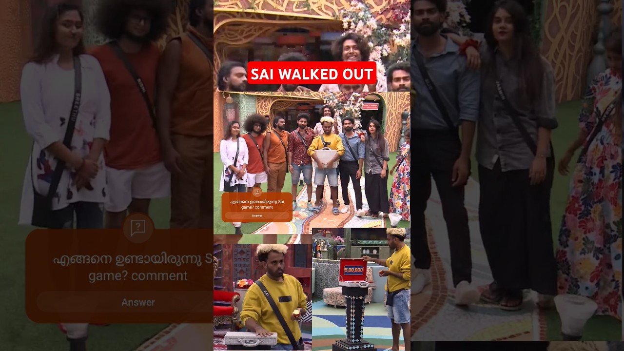 Bigg boss malayalam season 6 Sai 