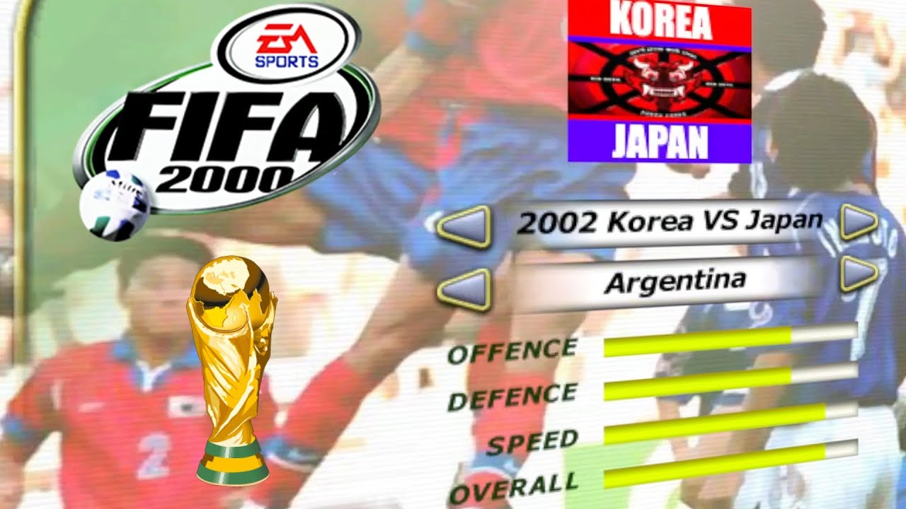 [PC] | FIFA 2000 | ARGENTINA | FIFA WORLD CUP 2002 MOD | LONGPLAY | WORLD CLASS DIFFICULTY