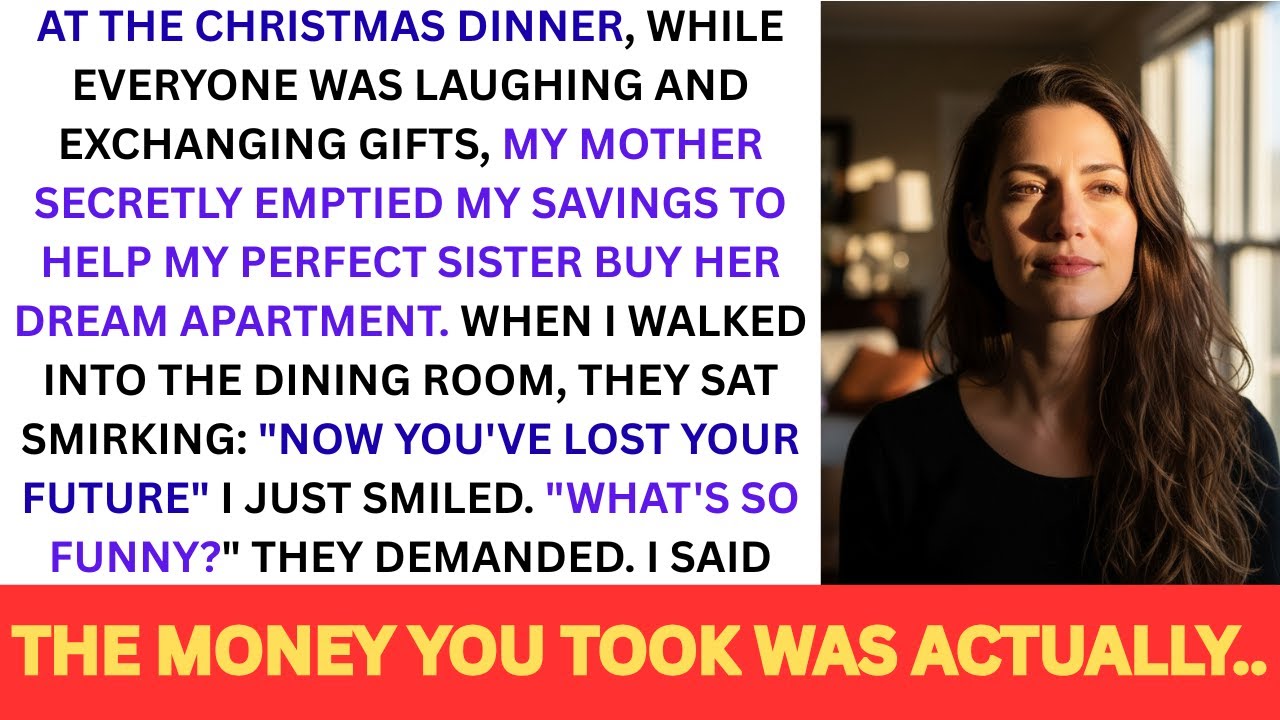 At The Christmas Dinner, While Everyone Was Laughing And Exchanging Gifts,My Mother Secretly Emptied