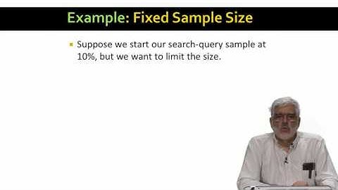 Lecture 39 — Sampling a Stream | Mining of Massive Datasets | Stanford University