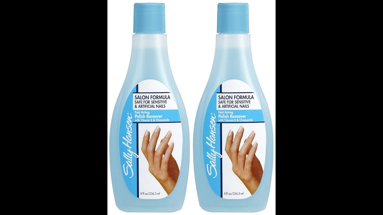 Can nail polish remover be used on acrylic nails?