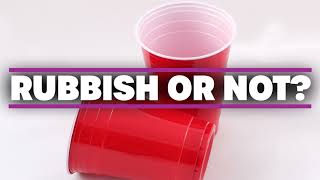 Are red Solo cups recyclable?