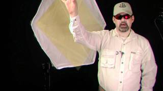Easy Softbox for the Linco Flora Light & using gels with the Flora