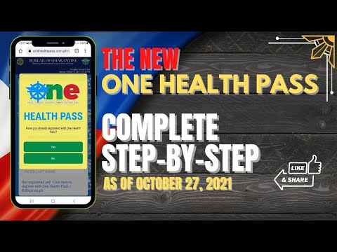 ?THE NEW ONE HEALTH PASS: HOW TO FILL OUT | COMPLETE STEP BY STEP |QR CODE FOR OFW NON-OFW FOREIGNER