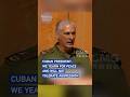 Cuban president: We yearn for peace and will not tolerate aggression
