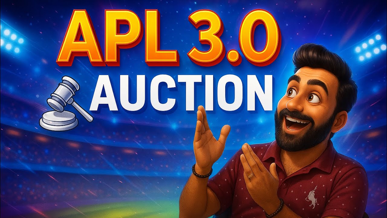 Auction APL 3.0  | Dhruv_Mashru |