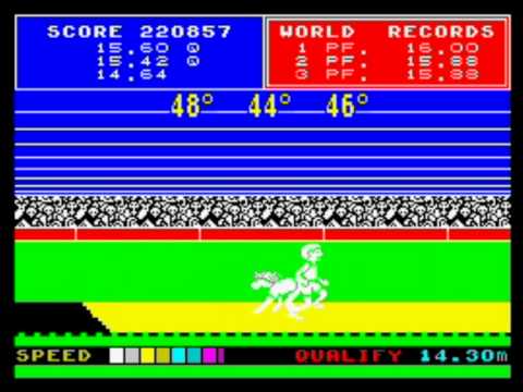 Daley Thompson's Supertest 128K Walkthrough, ZX Spectrum