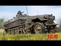 Германский бронетранспортер II МВ Sd.Kfz.251/1 Ausf.A в масштабе 1:35 от компании ICM