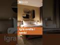 Kako elegantno osvetliti hotel? Pogledajte rezultat! 🏨 #shorts #beled #rasveta #lightingdesign