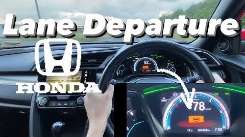 How to enable or disable lane departure warning on a Honda #honda #howto #safety