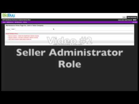 BidBuy Video #3 - Registering for IPG Vendors