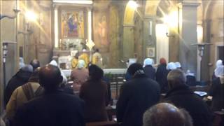 Messa copta a Roma, 9-2-2014